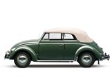 1954 Volkswagen Beetle 1200 Deluxe Cabriolet  - $