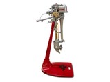 Neptune Painted Outboard Motor with Stand - $