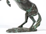 Cavallino Metallic-Look Resin Sculpture