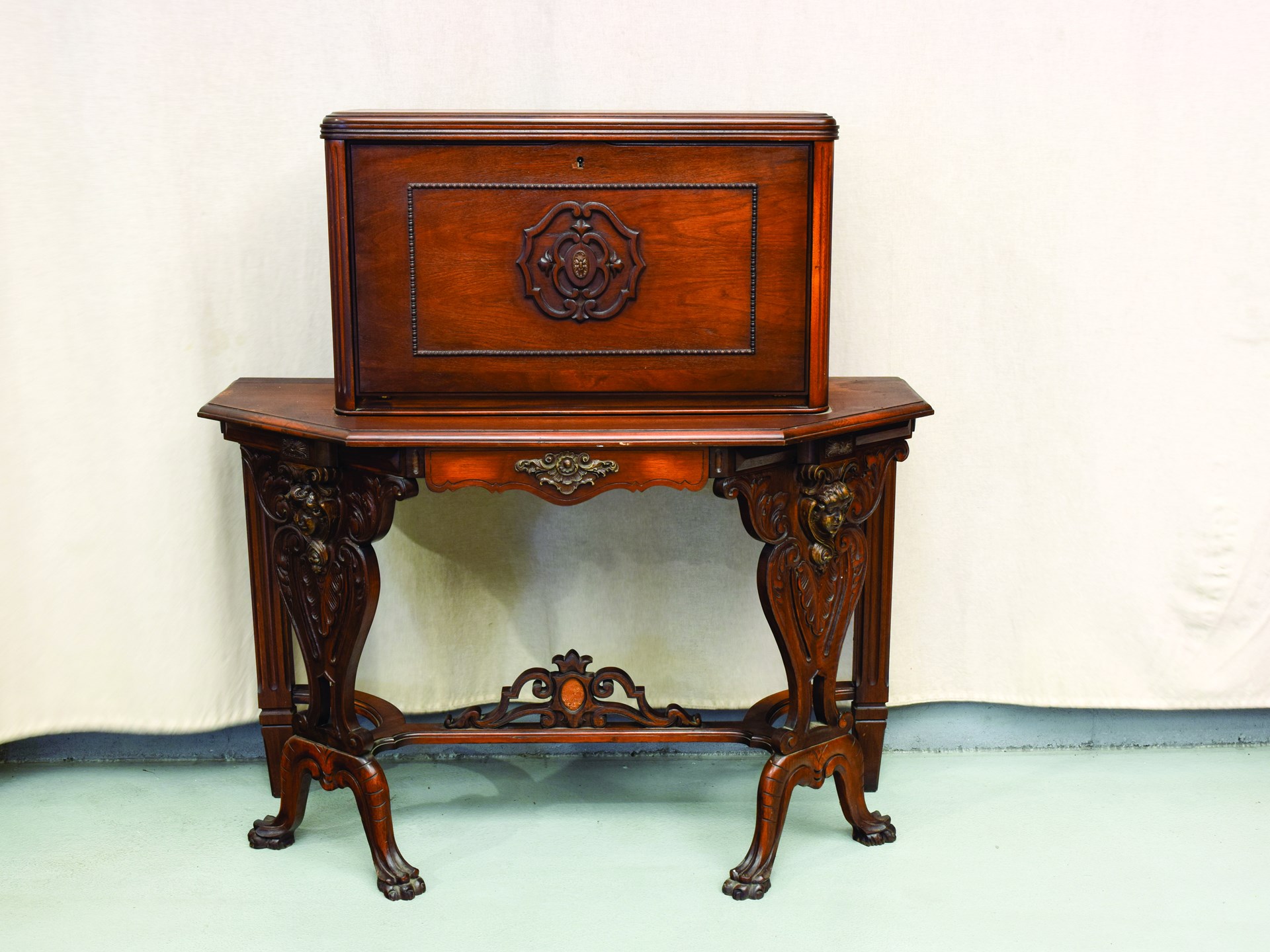 Rm Sotheby S An Antique Drop Front Secretary S Writing Desk 45