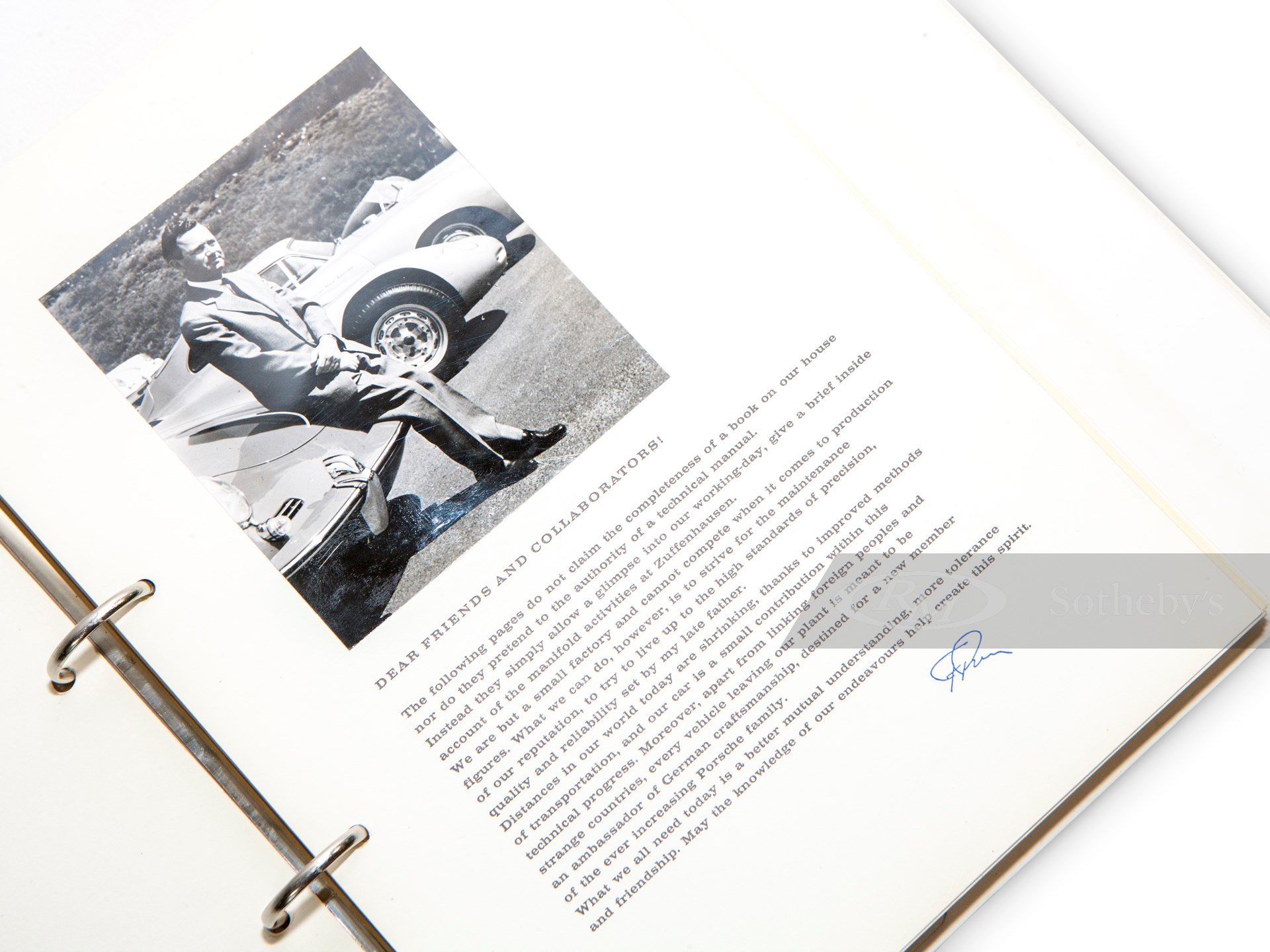 Porsche Dealer Training Program Book, 1960 | A Lifetime of Porsche