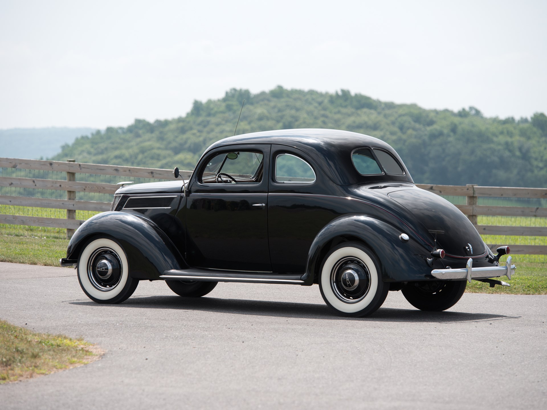 1937 Ford V 8 DeLuxe Club Coupe Hershey 2014 RM Sotheby #39 s