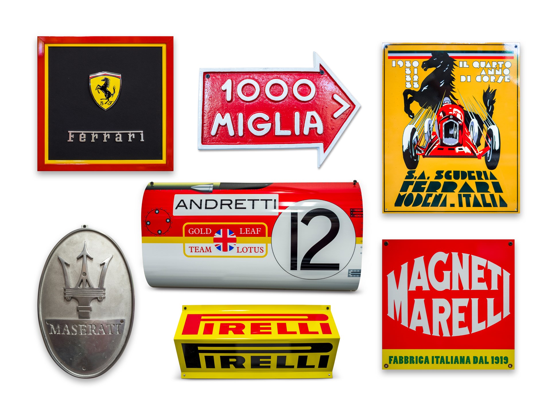 Italian Automotive Themed Wall Art | Gene Ponder Collection | RM Sotheby's