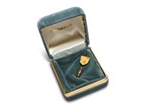 Porsche Crest Gold Lapel Pin, Factory Service Award, ca. 1960s