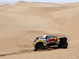 The Peugeot 3008 DKR takes on the dunes of Peru as it is driven by Sébastien Loeb with co-driver Daniel Elena at the 2019 Dakar Rally.