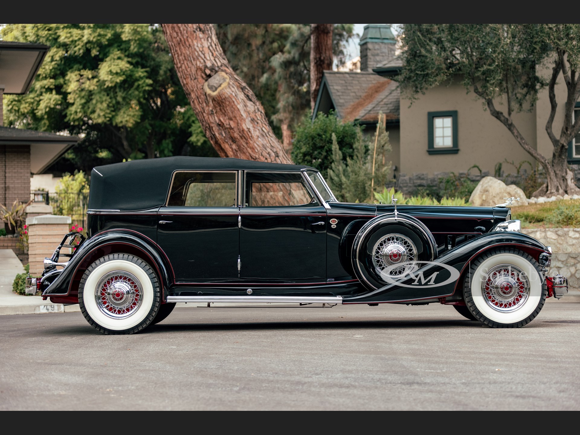 1933 Packard Twelve Individual Custom Convertible Sedan By Dietrich 