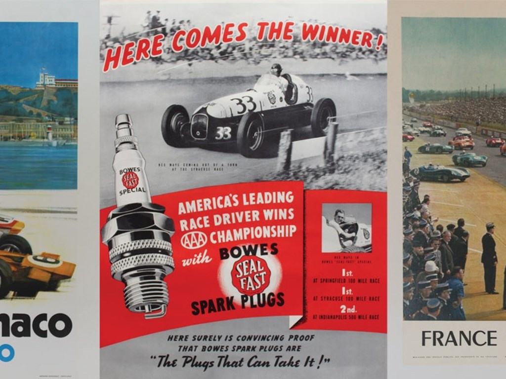 Event Posters offered in RM Sothebys The Art of Competition online auction 2020
