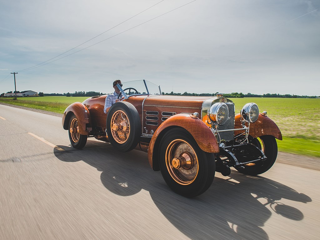 1924 HispanoSuiza H6C Tulipwood Torpedo by NieuportAstra offered at RM Sothebys Monterey live auction 2022