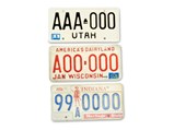 Three Specialty License Plates