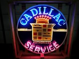 Cadillac Service Custom-Made Neon Tin Sign