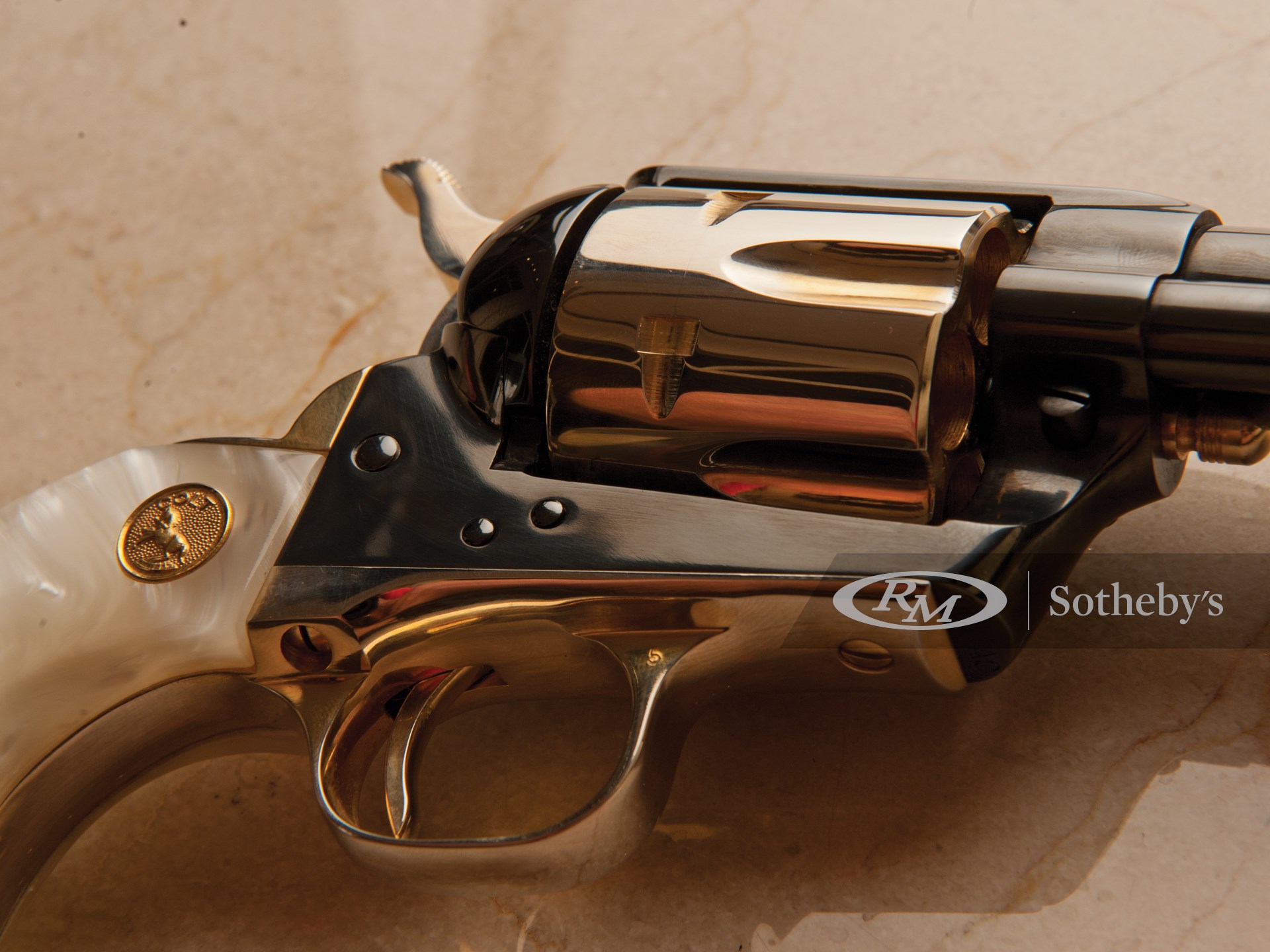 Colt 45 Caliber Single Action Arizona Territorial Centennial Revolver The Milhous Collection 0689