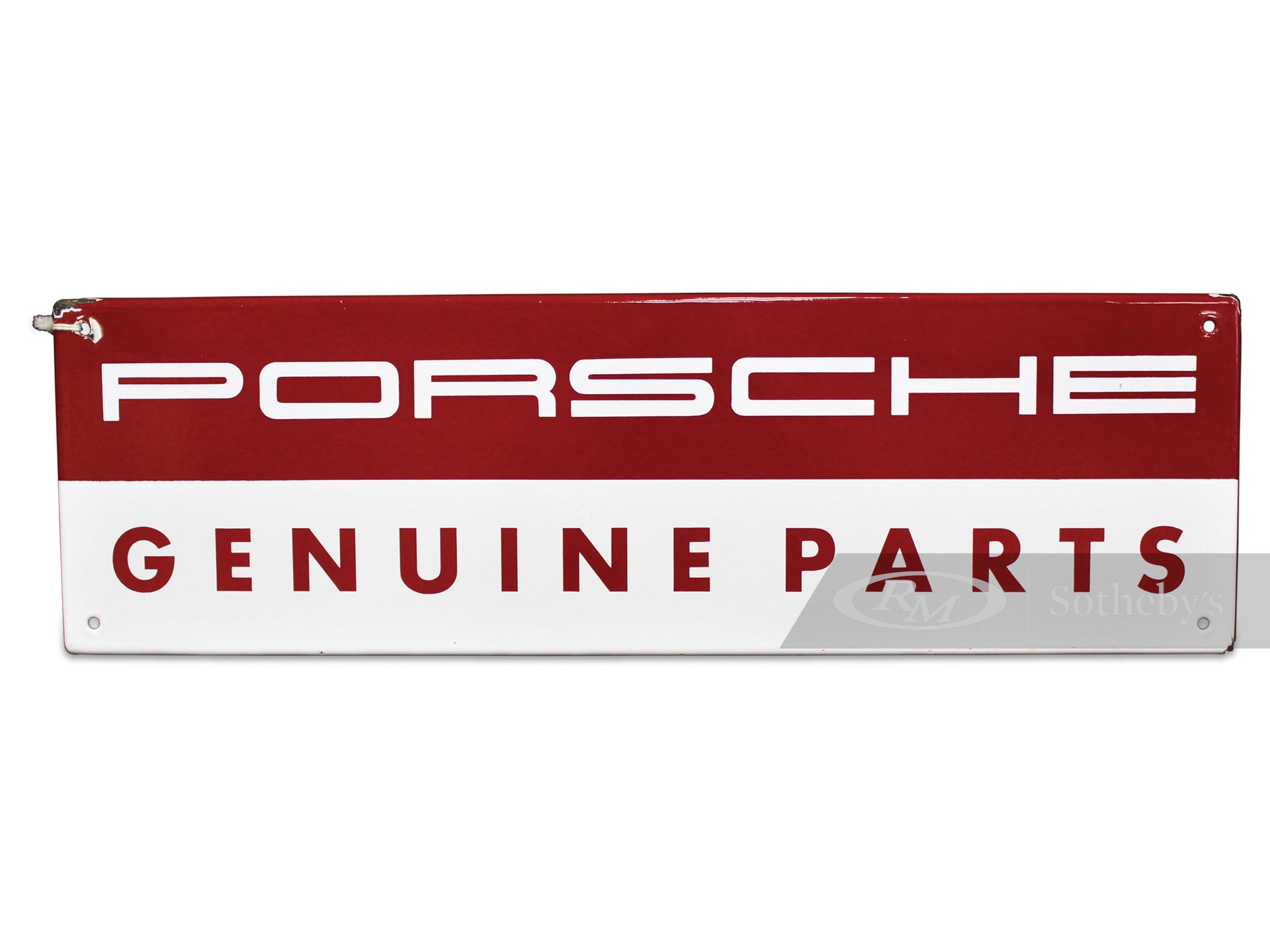 Porsche Genuine Parts Original Porcelain Sign | The Porsche 70th