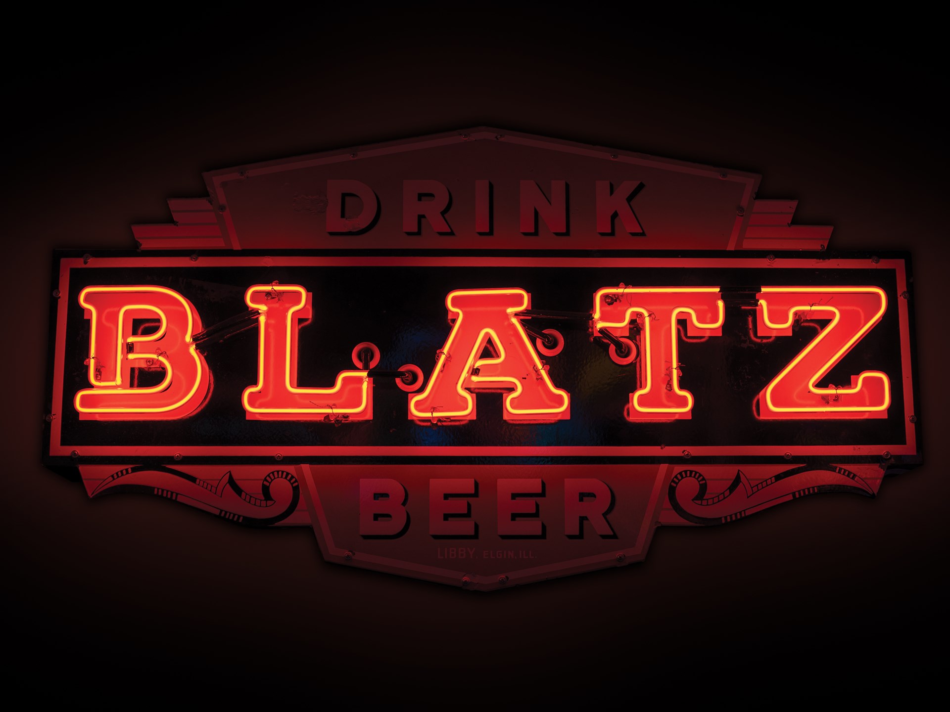 Blatz Drink Beer Neon Sign | The Dingman Collection | RM Sotheby's