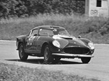 Wolfgang Seidel behind the wheel of 0879 GT at the 1959 Gran Premio della Lotteria di Monza.