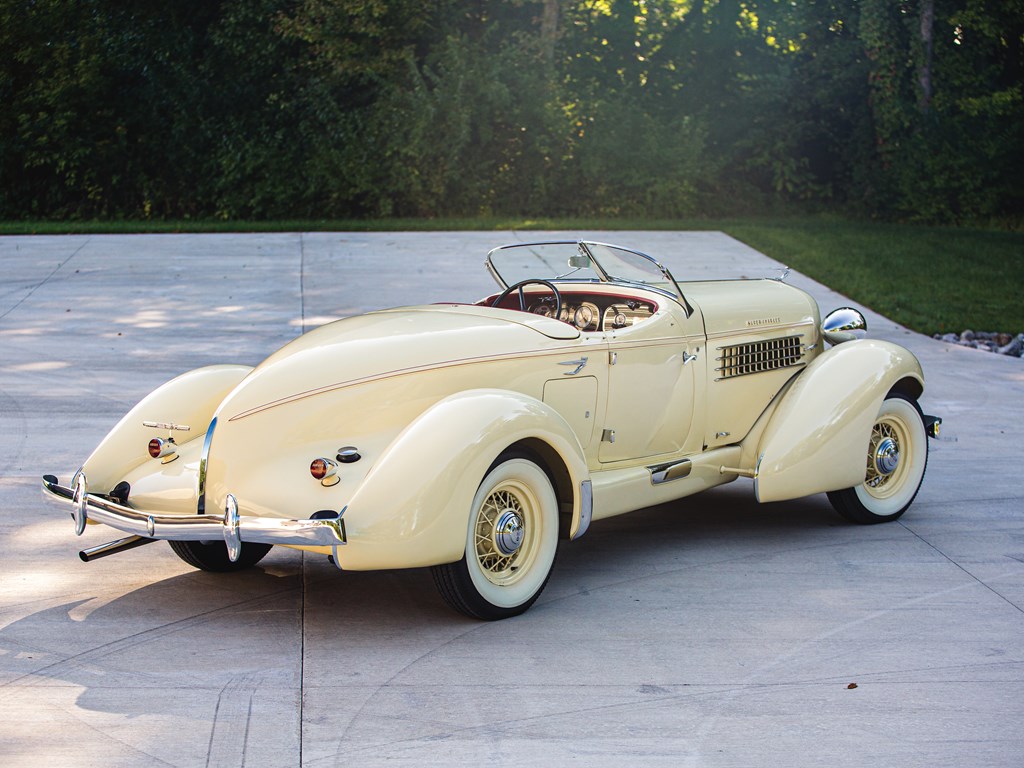 1935 Auburn Eight Supercharged Speedster offered at RM Sothebys The Elkhart Collection live auction 2020