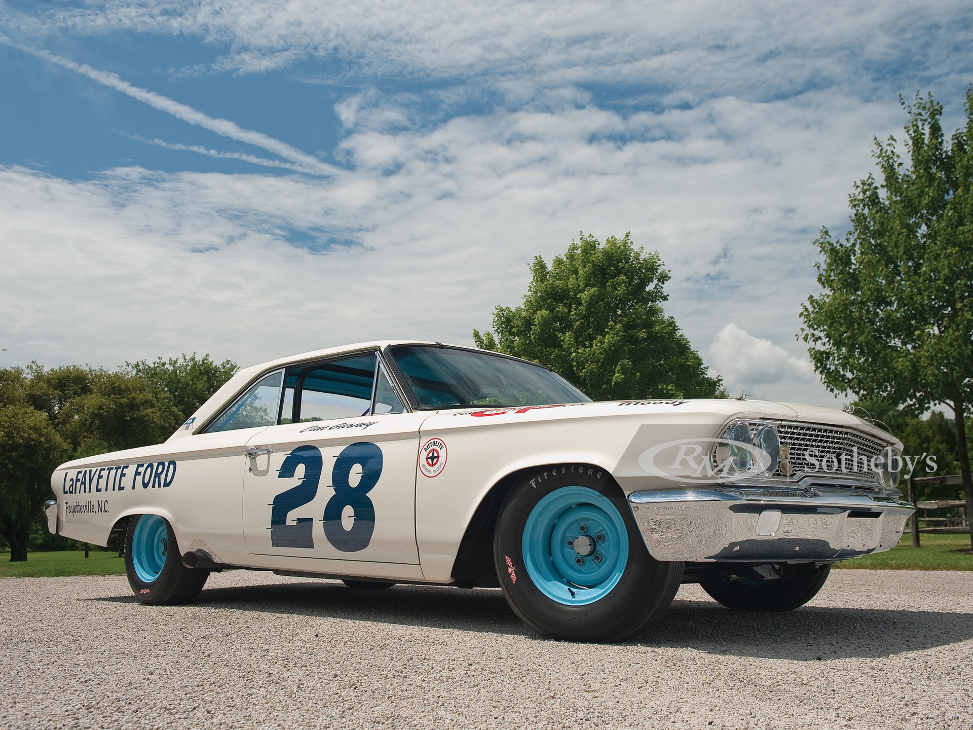 1963 1/2 Ford Galaxie Holman & Moody NASCAR Race Car | Sports ...