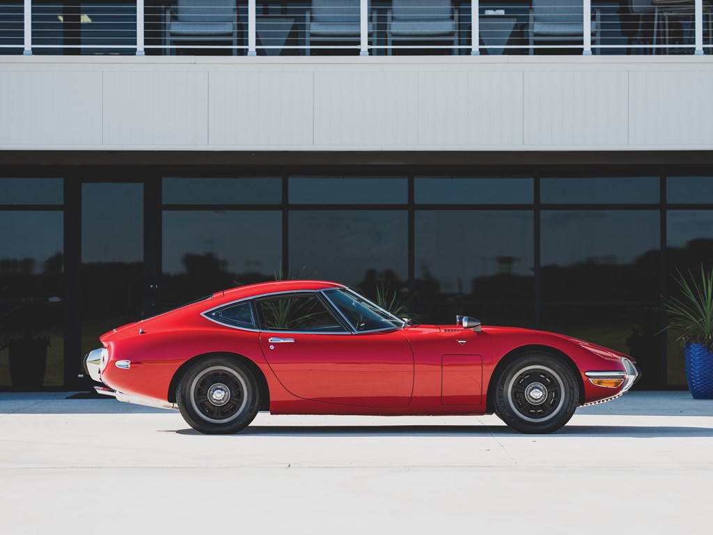 1967 Toyota 2000GT offered at RM Sothebys The Elkhart Collection live auction 2020