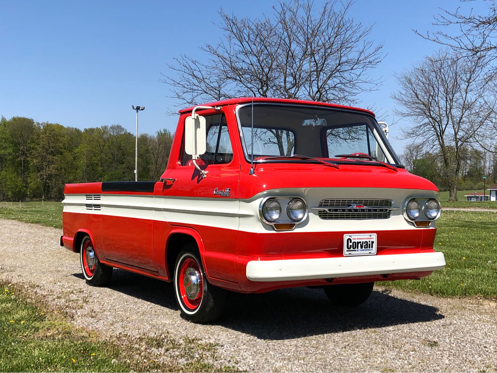 Chevrolet Corvair Rampside Pickup Driving Into Summer Rm