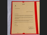 Ferrari Enzo Certificate of Origin with Presentation Folio