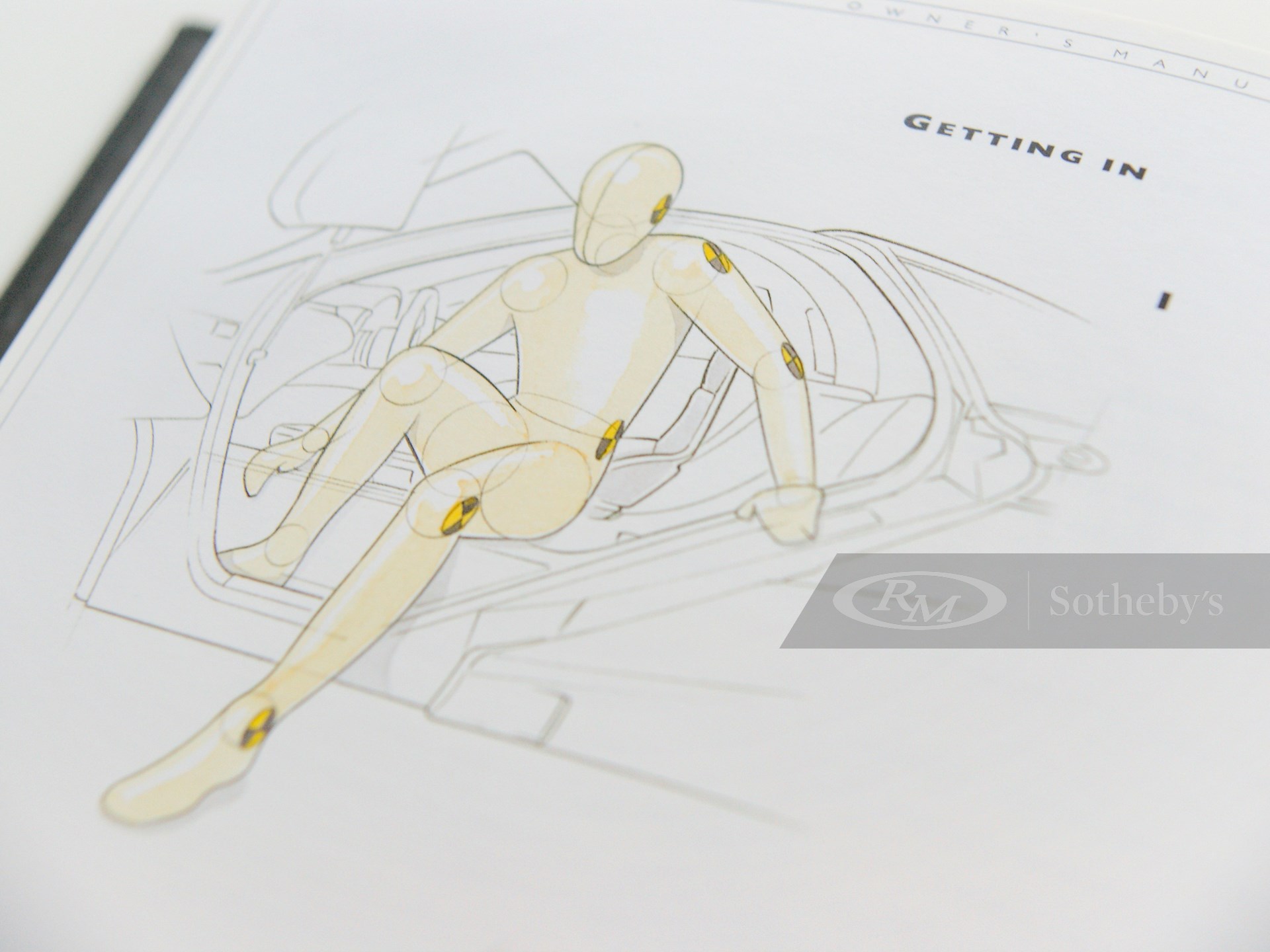 McLaren F1 Owners Manual and Service Record & Warranty Book | Open