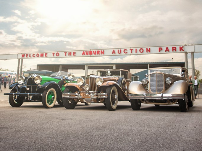 RM AUCTIONS PRESENTS AUBURN CORD DUESENBERG TRIO OFFERED FROM RICHARD L