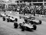 Jean Pierre Jaussaud pictured in Monaco at the start of the race, on 25.05.1968.