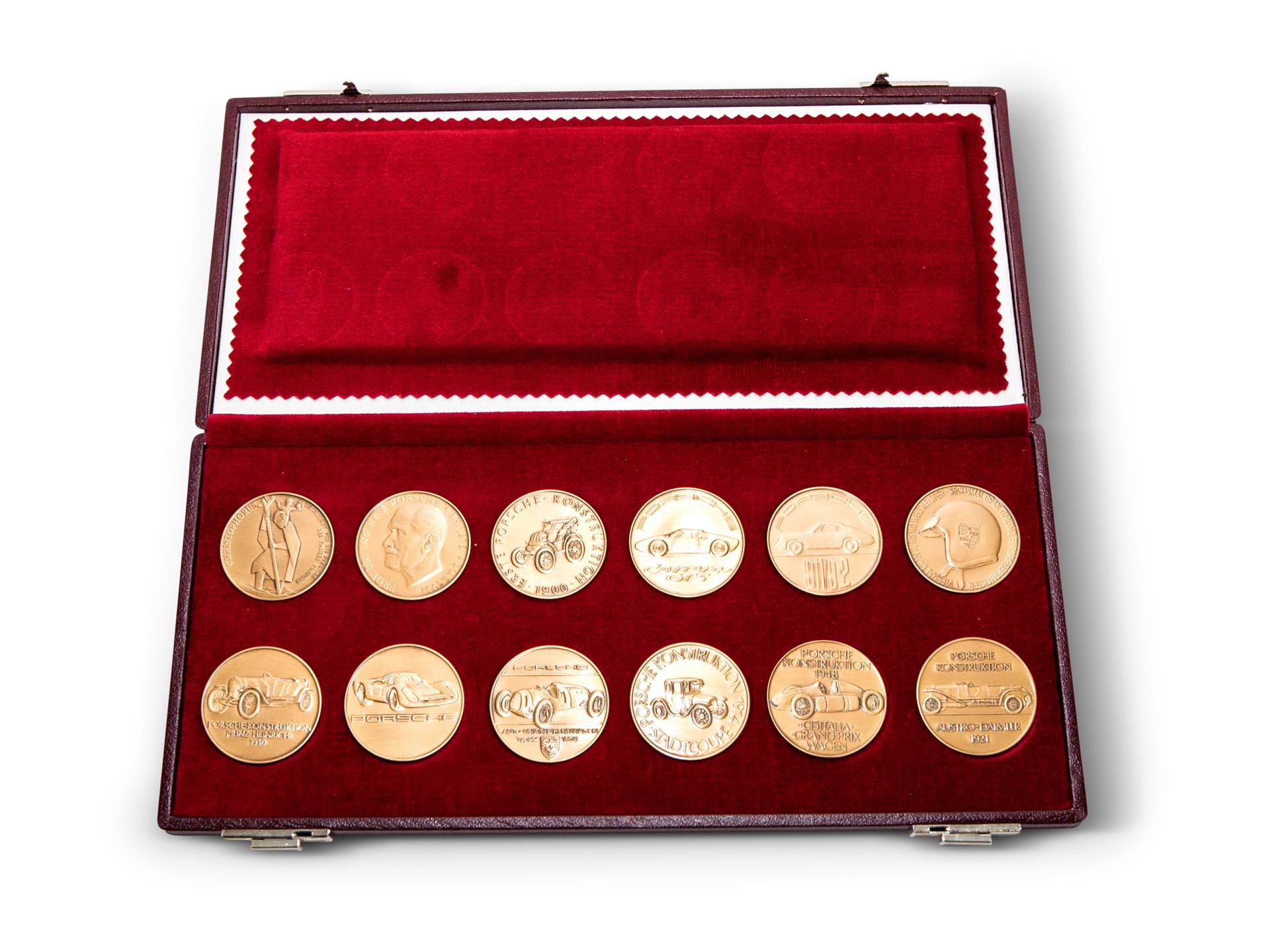 Christophorus Calendar Coins, Porsche Award Presentation Set, 196273